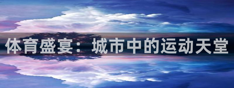 注册J9官方正版app：体育盛宴：城市中的运动天堂