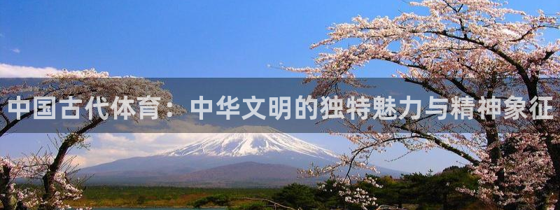 J9官方正版app娱乐平台：中国古代体育：中华文明的独特魅力